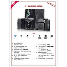 Leader R-2020 2+1 Ev Sınema Sıstemı - USB