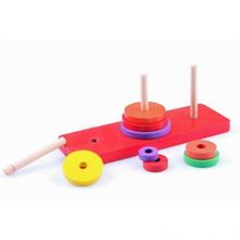 Learning Toys Renkli Ahşap Hanoi Kuleleri