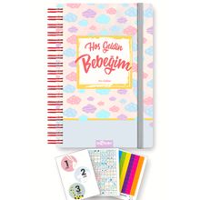 LeColor Bebek Anı Defteri ve Hamile Albümü Pembe + Sticker