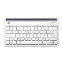 Lecoo BK100 Şarjlı Kablosuz Beyaz TKL Bluetooth Klavye