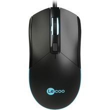 Lecoo MS120 Siyah Optik Kablolu Mouse