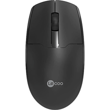 Lecoo WS204 Siyah Optik Kablosuz Mouse