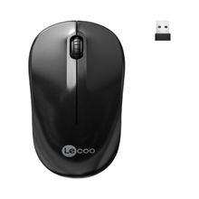 Lecoo WS206 Siyah Ergonomik Optik Kablosuz Mouse