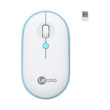 Lecoo WS212 Beyaz-Mavi Optik Kablosuz Mouse