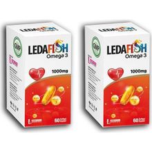 Ledapharma Ledafish Omega 3 1000MG 60 Softjel Kapsül x 2 Adet