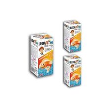 Ledapharma Ledafish Omega-3 Portakal Aromalı 3x150 ml Balık Yağı