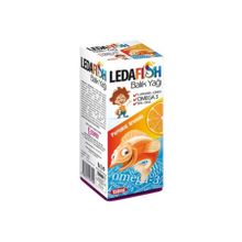Ledapharma Ledafish Omega-3 Portakal Aromalı 4x150 ml Balık Yağı
