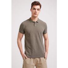 Lee Cooper 222 LCM 242056 Miless Düz Haki Erkek Polo T-shirt