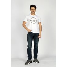 Lee Cooper 232 LCM 242023 Beyaz Camo Erkek T-shirt