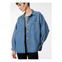 Lee Cooper 242 LCF 131001 Açık Lacivert Denim Kadın Ceket