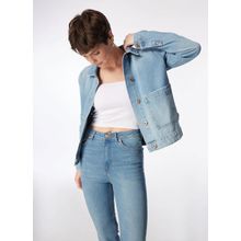 Lee Cooper 242 LCF 131005 Linda Mavi Denim Kadın Ceket