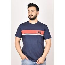 Lee L211918410 Lacivert Erkek T-shirt
