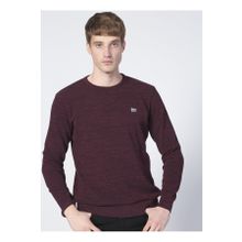 Lee L212149810 Knitwear Crew Neck Düz Şarap Bisiklet Yaka Regular Fit Erkek Kazak