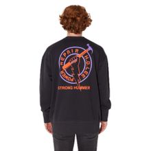 Lee L232282 003 Antrasit Bisiklet Yaka Erkek Sweatshirt