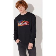 Lee L232519001 Siyah Erkek Sweatshirt