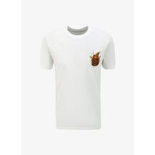 Lee L241578100 Bisiklet Yaka Beyaz Erkek T-shirt
