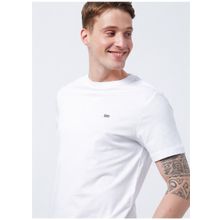 Lee L60UFQ12 Bisiklet Yaka Regular Fit Beyaz Erkek T-shirt