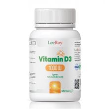 LeeRoy Vitamin D3 1000 mg 120 Tablet