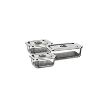 Leggno Vtr7070scs03 Vetro 3'lü Set Cam Saklama Kabı