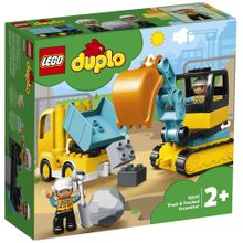 Lego 10931 Duplo Kamyon ve Paletli Kazıcı