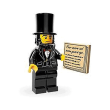 Lego 71004 Movie Seri 1 5-Abraham Lincoln Figür