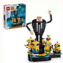 Lego 75582 Tuğladan Yapılmış Gru ve Minyonlar Figürü