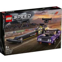 Lego 76904 Speed Champions Mopar Dodge//SRT Top Fuel Dragster Ve 1970 Dodge Challenger