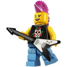Lego 8804 Seri 4 Minifigür - Punk Rocker