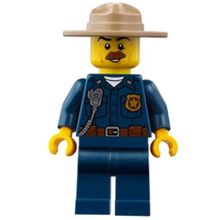 Lego CTY0870 Mountain Police Chief Male Minifigür
