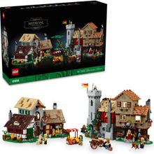 Lego Icons 10332 Medieval Town Square 3304 Parça Renkli Oyun Seti