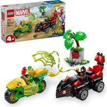 Lego Marvel 11198 Spidey ve Inanılmaz Arkadaşları Spin ve Electro Dinozor Aracı Takibi