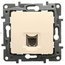 Legrand 767429 Salbei Bej 1 Çıkışlı Rj11 Telefon Prizi