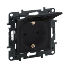 Legrand 768318 Raventi Füme Kapaklı Topraklı Priz
