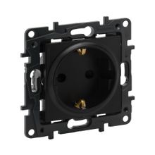 Legrand 768615 Raventi Siyah Çocuk Korumalı Topraklı Priz