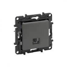 Legrand 768829 Raventi Titanyum 1 Çıkışlı Rj11 Telefon Prizi