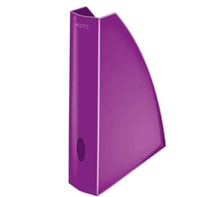 Leitz 52771062 Wow Plastik Kutu Metalik Mor Klasör