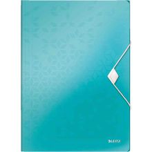 Leitz Active Wow 45990051 Buz Mavisi Metalik İnce Lastikli Dosya