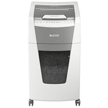Leitz IQ Autofeed Office Mikro Kesim Kağıt Öğütücü P5, 300 Yaprak, 60 l Çöp Kutusu, Beyaz, 8016000