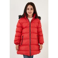 Lela 5761910 Kırmızı Kız Çocuk Mont