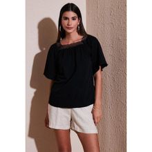 Lela 5865652 Siyah Kadın Bluz