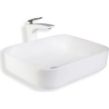 Lena E-4619 Beyaz Tezgah Üstü Porselen Lavabo