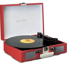 Lenco Classic Phono TT-110RDWH Kırmızı Hoparlörlü Bluetoothlu Retro Pikap