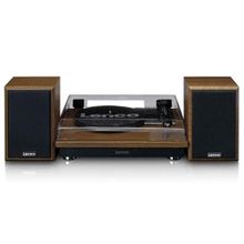 Lenco Ls-100Wd Harici Hoparlörlü Bluetoothlu Ahşap Pikap