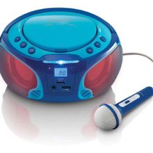 Lenco SCD650BU Taşınabilir Müzik Seti Karaoke Radyo CD Çalar MP3 USB
