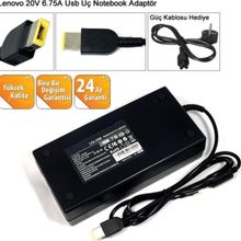 Lenovo 10US006XTX 10US0070TX 135w Uyumlu Laptop Adaptör