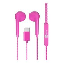 Lenovo EH104C-PR Lecoo Stereo Type-C Pembe Kulak İçi Mikrofonlu Kulaklık