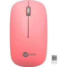 Lenovo WS214 Lecoo Pembe Kablosuz Mouse