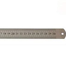 Leo 300x25 mm Çift Taraflı Çelik Cetvel