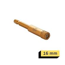 Leo Kuru Kesim 16 mm Hex Altın Seri Mermer Granit Delme