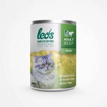 Leo's 12x400 gr Sığır Etli Ezme Kedi Konservesi